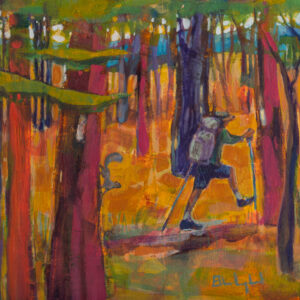 July_Squirrel Watching between the White Blazes board 8x8