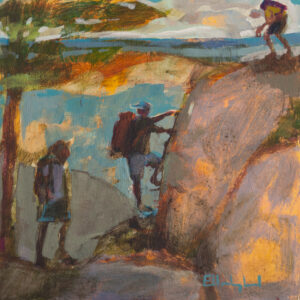 October_The Trail Goes Where board 8x8